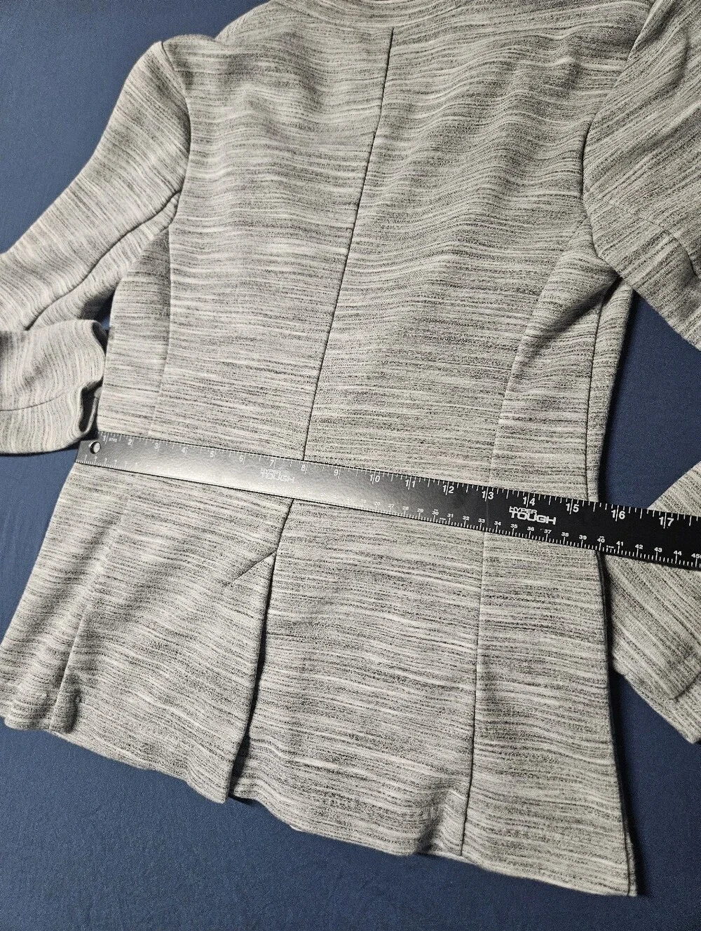 Banana Republic Gray Knit Blazer Jacket